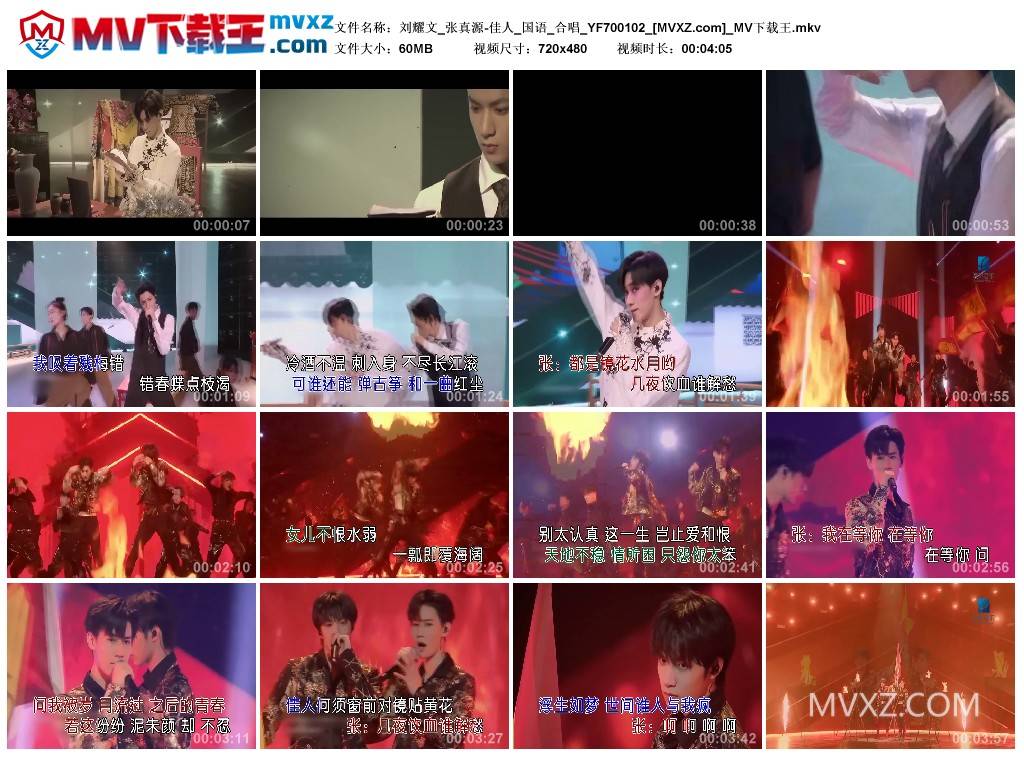 刘耀文_张真源-佳人_国语_合唱_YF700102